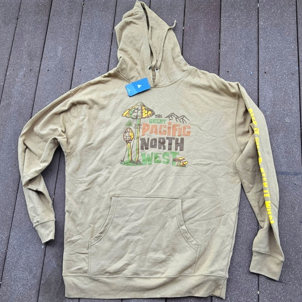 BRAND NEW mushroom hoodie